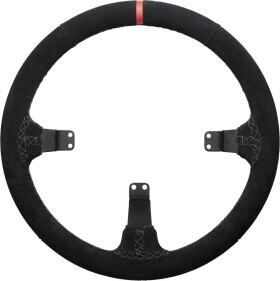 Asetek Asetek SimSports Lenkradkranz, gewölbt, 340 mm - schwarz, wildleder