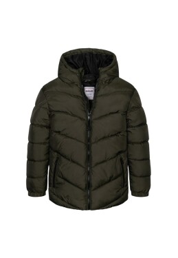Chlapčenský nylonový kabát Puffa, Minoti, 11COAT 16, khaki - 134/140 | 9/10let