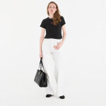 Tričko Calvin Klein Jeans Ss 2X2 Baby Rib Logo Baby Tee Black M