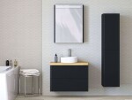 Mereo Siena, kúpeľňová skrinka 100 cm, čierna mat CN442S