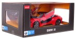 RASTAR Auto na diaľkové ovládanie R / C BMW i8 Rastar 1:14 červená