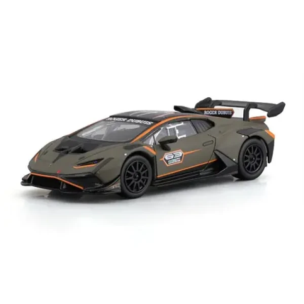 Bburago RACE Lamborghini Huracán Super Trofeo EVO2 v dekoratívnom boxe - matná zelená 1:43
