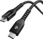 Spigen ACA11103 Essential USB-C na USB-C 100W kábel 1.2m čierna (ACA11103)