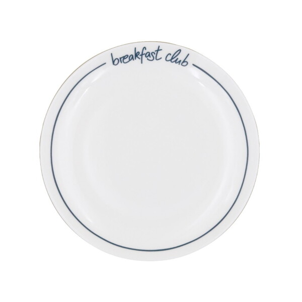 Eulenschnitt Porcelánový tanier Breakfast Club Ø 20,4 cm – dark blue