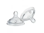 Tommee Tippee Náhradné cumlíky C2N pomalý prietok 2ks / od 0 mesiacov (424584TT)