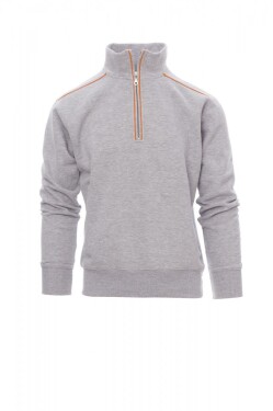 Mikina Payper VANCOUVER Farba: Melánžová Šedá/ Oranžová, Veľkosť: XL (000012P09313019XL)