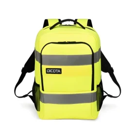 Dicota Backpack HI-VIS Base žltý / Batoh s vreckom na notebook / 24 l / rPET (P20471-17)