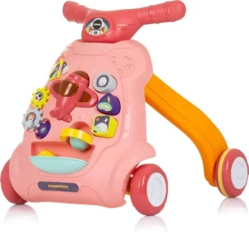 CHIPOLINO Chodítko interaktívne Plane Pink / od 6 mesiacov (MIKPLN242PI)