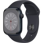 Apple Watch 8 GPS 41mm Midnight Alu Sport Modrý (MNP53WB/A)