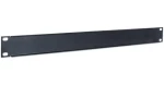 Intellinet čierna / Záslepka do 19" racku / 1U / 483x44,5x9 mm / oceľ (712675)