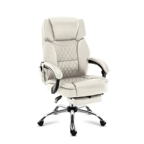 Mark Adler Boss 6.0 béžová / Kancelárske masážne kreslo / nosnosť 130 kg (MA-BOSS 6.0 BEIGE)