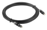 Lanberg CA-TOSL-10CC-0030-BK čierna / Optický kábel / 3 m / Toslink - Toslink (CA-TOSL-10CC-0030-BK)