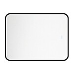 Mereo Zrkadlo hranaté 60x80 cm, LED osvetlenie a odhmlievanie CN171