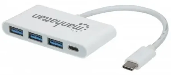 Manhattan USB-C 3.1 Gen 1 Type-C Hub / 1x USB-C / 3x USB A (163552-MA)