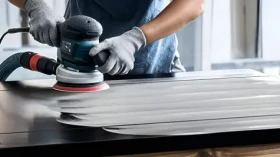 BOSCH Expert 2608900007 / Brúsny tanier / O150 mm / M8+5/16" / suchý zips / pre excentrické brúsky (2608900007)
