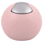 Spirella BOWL MATT mini výklopný odpadkový kôš 1 L matný ružový / plast (7610583208583)