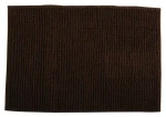MSV CHENILLE kúpeľňová predložka 60 x 90 cm hnedá / polyester / protišmyková
