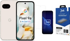 Google Pixel 9A 5G 8/128GB Porcelanowy (99936223) + FlexibleGlass