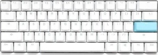 Ducky One 2 Pro Mini White Edition Gaming Tastatur, RGB LED - Kailh White