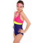 AQUA SPEED Plavky EMILY Violet/Green/Pink