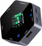 Blitzwolf Stacja dokująca 8w1 Blitzwolf BW-TH16 USB 100W LCD Smart Display USB-C 3.1, 2xUSB-A 3.1, USB-C PD 100W, HDMI 4K60hz, TF/SD 3.0, HD 4K@60hz