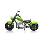 Mamido Detská elektrická motorka Chopper Warrior 36V zelená