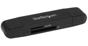 StarTech čítačka pamäťových kariet čierna / Čítačka pamäťových kariet / SD / microSD / SDHC / SDXC / MMC / USB 3.2 Gen 1 (SDMSDRWU3AC)