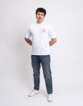 Edwin Music Channel TS White/Red garment S
