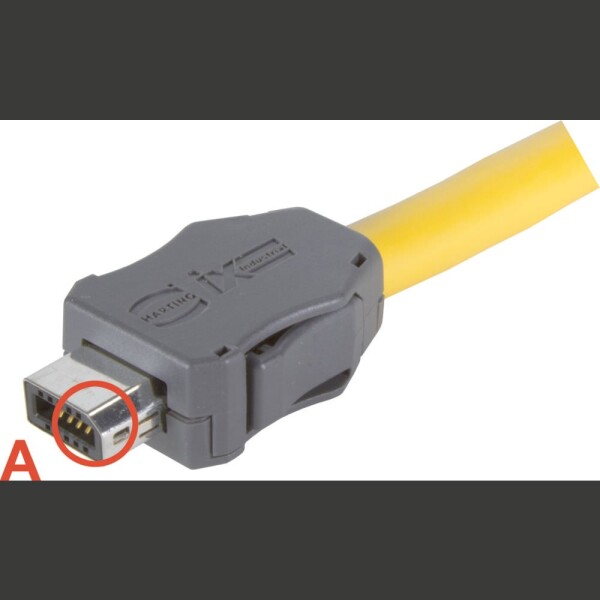 HARTING 09451812561XL káblový konektor Počet kontaktov: 8 1 ks; 09451812561XL