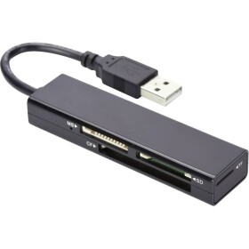 Ednet ednet. externá čítačka pamäťových kariet USB 2.0 čierna; 85241