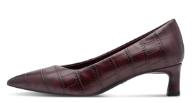 Tamaris 1-22351-47-552 Dámske lodičky merlot croco 41