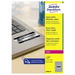 Avery-Zweckform L6008-20 25.4 x 10 mm prehľad produktov fólie strieborná 3780 ks trvalé typové štítky laser, kópie; L6008-20