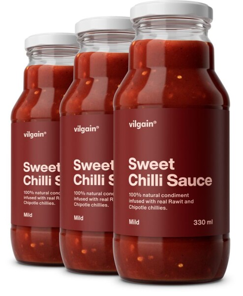 Vilgain Sweet chilli omáčka – 3× jemná 330 ml