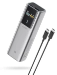 Cuktech CKPB100PGLBL sivá / Powerbanka / 150W / 10000mAh / USB-C / USB-A