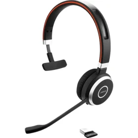 JABRA Evolve 65 UC Mono / bezdrôtové slúchadlo s mikrofónom / pre Cisco Avaya / USB + BT (6593-829-409)