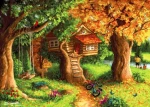 ENJOY Puzzle Domček na strome