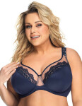 Mäkká podprsenka Gorsenia K 441 Luisse Navy blue tmavě modrá 105G