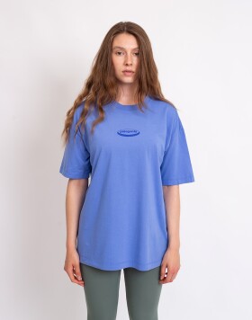 Patagonia W's '95 Oval Logo Oversized T-Shirt Diver Blue M