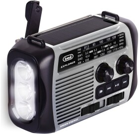 Trevi Radija RA 7F30 BT Sivý akumulátor słoneczny bat.