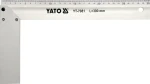 YATO Stolársky uholník hliníkový 350 mm / Uholník / hliník / stupnica 0-350 mm / 45 ° (YT-7082)