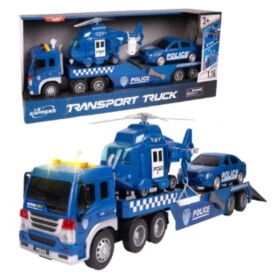 MalPlay Policajný transportér s helikoptérou a autom