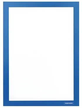 Magnetoplan Magnetofix A4 modrá (2 ks) / Magnetický rámček / samolepiaci (MAGFRAMEADH4B)