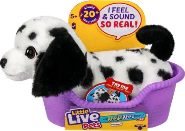 Moose Little Live Pets Plyšové šteňa Pepper
