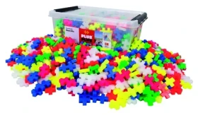 PLUS- PLUS Stavebnica Box Big Neon