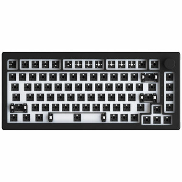 Akko 5075S RGB QMK Barebone čierna / Telo klávesnice / formát 75% / ISO Layout (6925758628860)