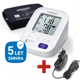 Tonometer Omron M3 AC so sieťovým zdrojom (5 rokov záruka) (8595145021963)