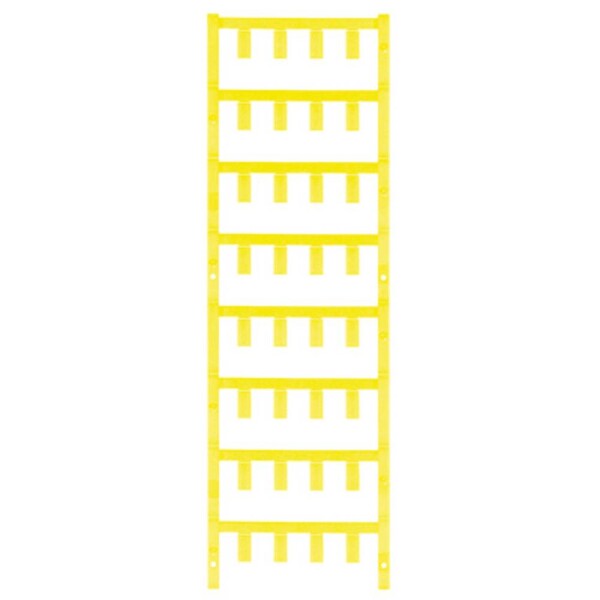 Weidmüller 1746030004 VT SF 4/12 NEUTRAL GE V0 značenie káblov Druh montáže: prichytenie sponami Potlačiteľná plocha: 5.7 x 12 mm žltá Počet markerov: 192 192; 1746030004