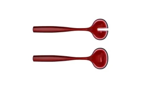 Guzzini DOLCEVITA červená / Šalátový príbor / bioplast / 28 cm (29730165)