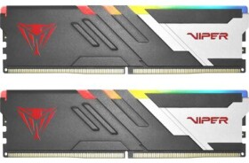 Patriot Viper Venom RGB 32GB (2x16GB) 5600MHz čierna / DIMM / DDR5 / CL36 / On-Die ECC / Unbuffered / 1.25V (PVVR532G560C36K)