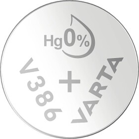 Gombíková batéria 386 Varta, SR43, na báze oxidu striebra; 386101111